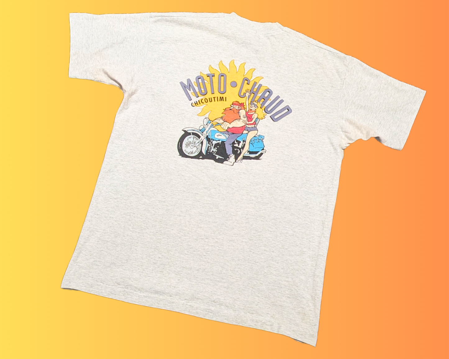 Vintage 1994 Club de Moto du Saguenay T-Shirt Size XL