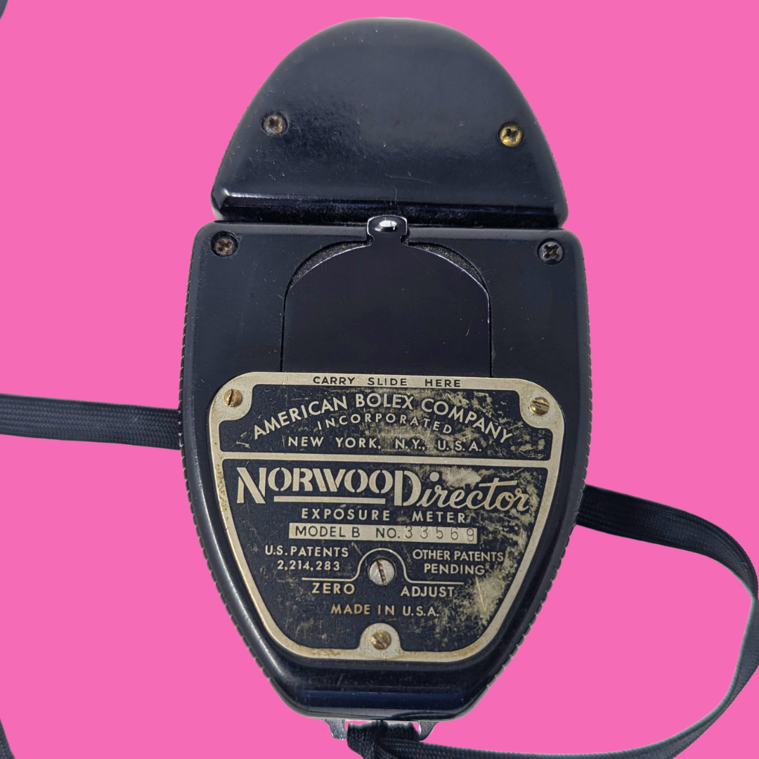 Vintage 1940's Norwood Director Film Light Meter (Model B), Never Tested