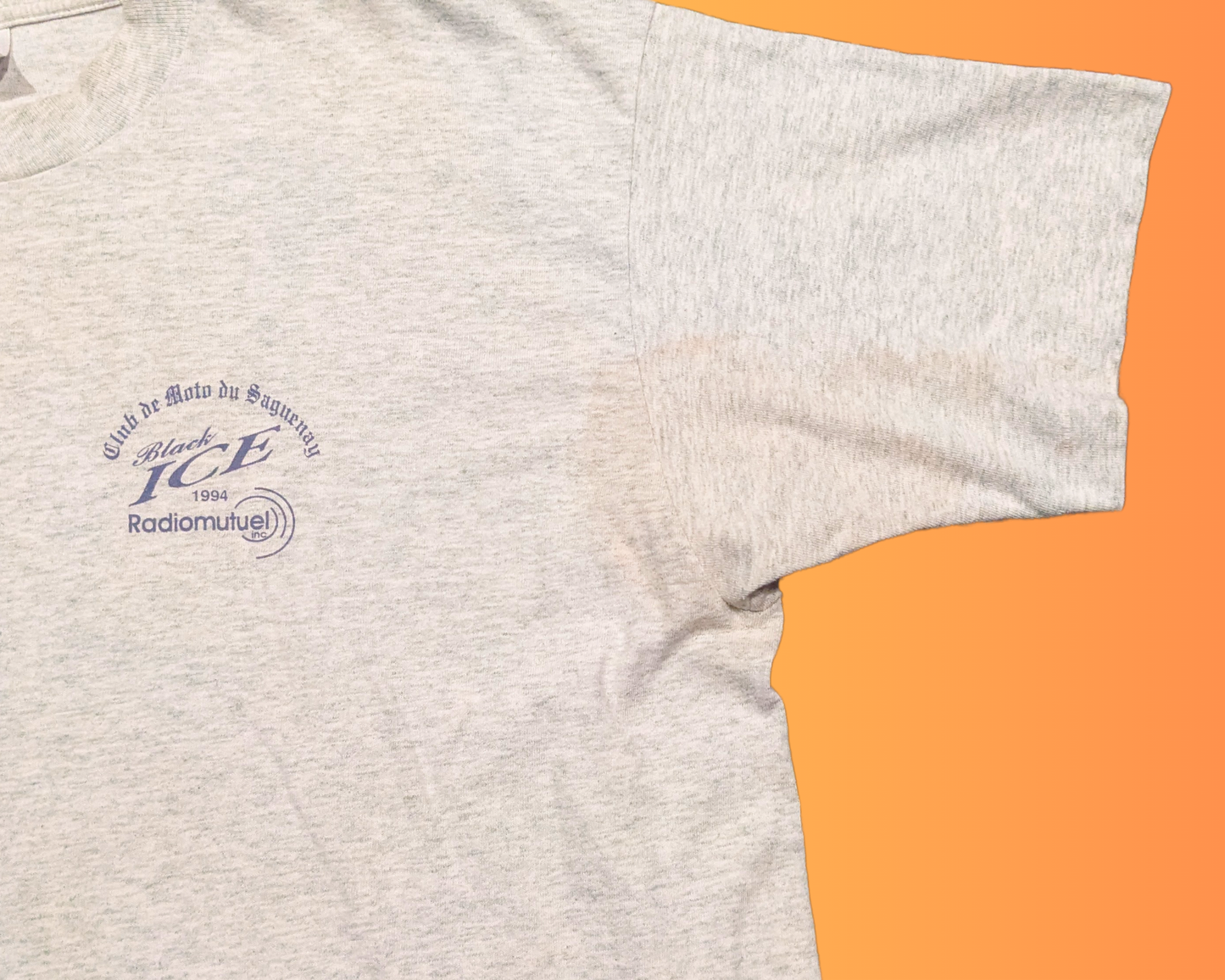 Vintage 1994 Club de Moto du Saguenay T-Shirt Size XL