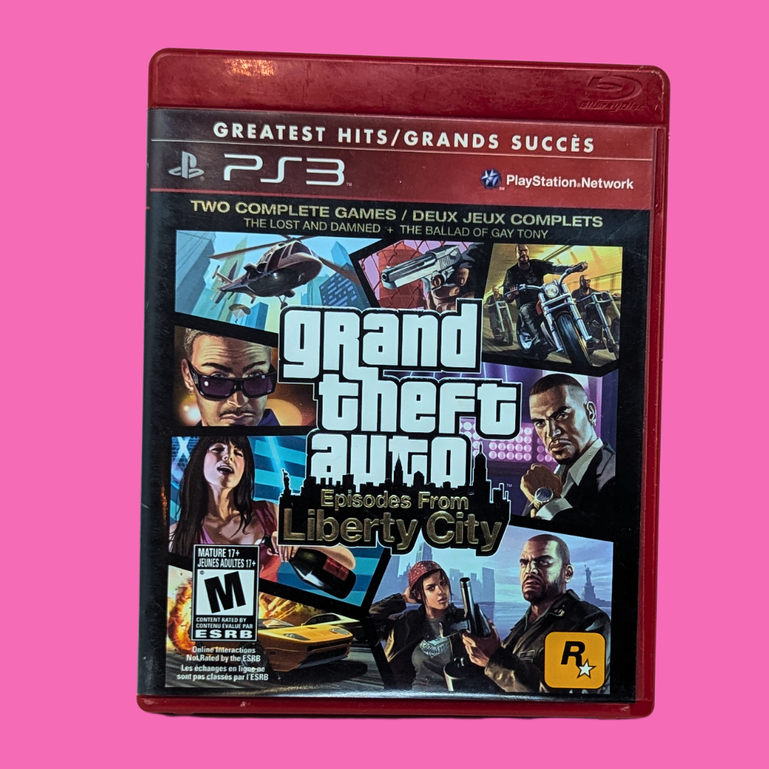 PS3 Grand Theft Auto Episodes from Liberty City Video Game