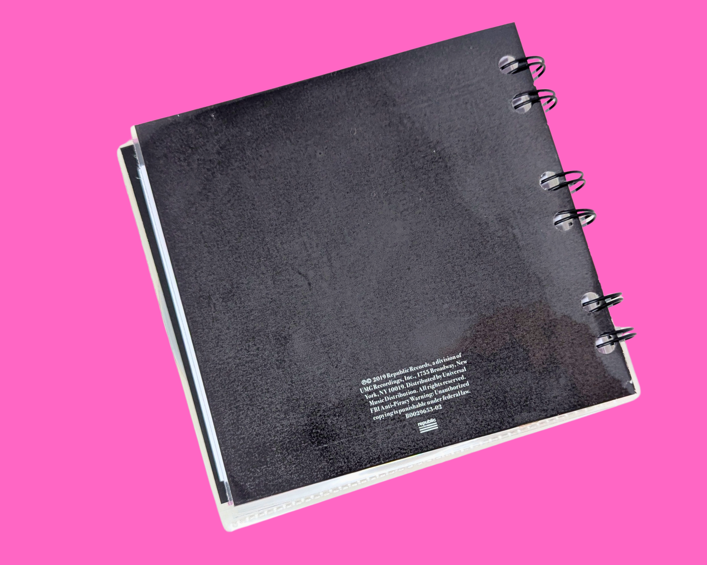 Ariana Grande, Thank U Next CD Notebook