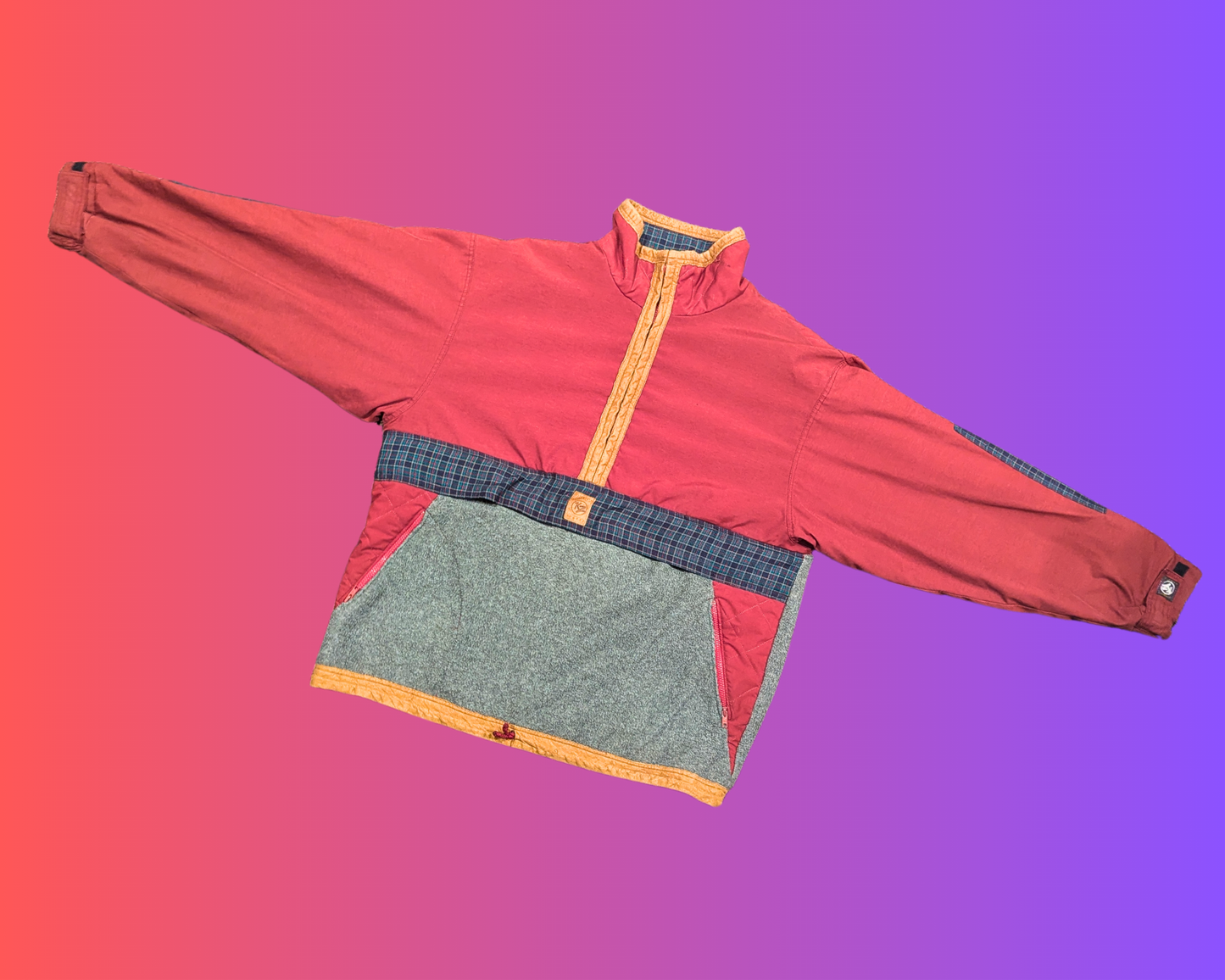 Vintage 1990's Funky Fleece by Vêtements KZ Sports Size L