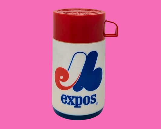 Thermos vintage Aladdin Expos Montréal des années 1980