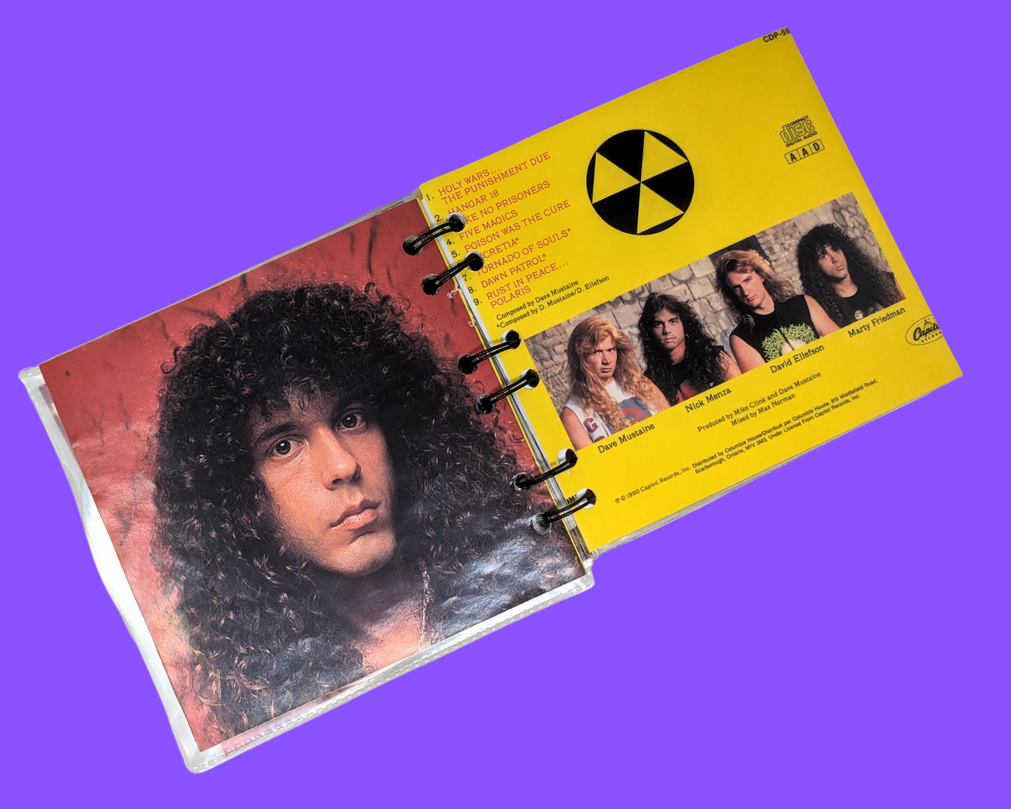 Megadeth, Rust in Peace CD Notebook