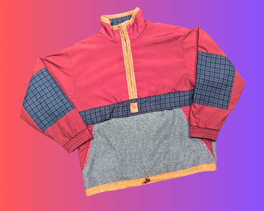 Vintage 1990's Funky Fleece by Vêtements KZ Sports Size L