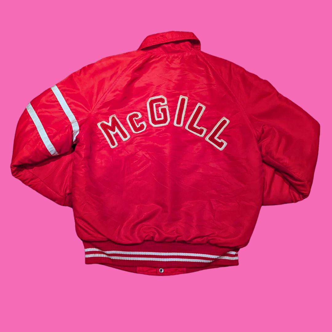 Vintage 1980's McGill Varsity Styled Jacket Size M