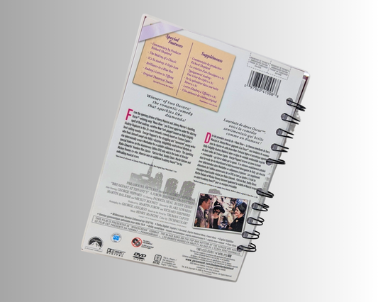 Carnet de notes du film DVD Breakfast at Tiffany's