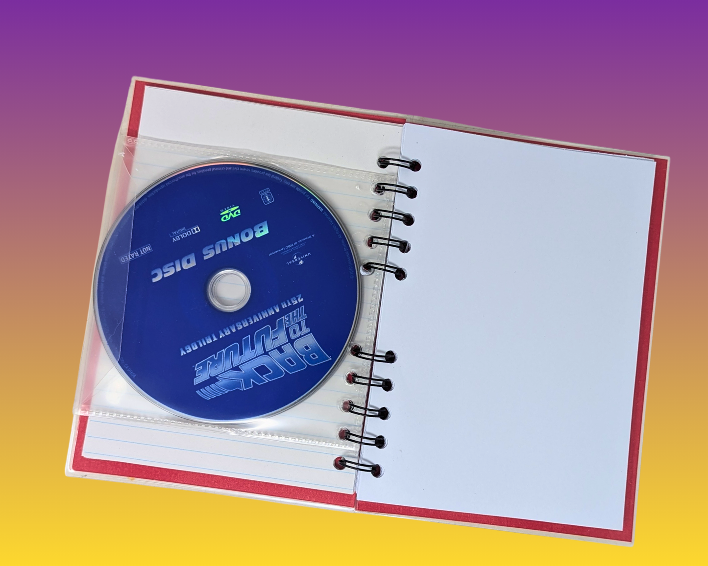 Back to the Future DVD Movie Notebook