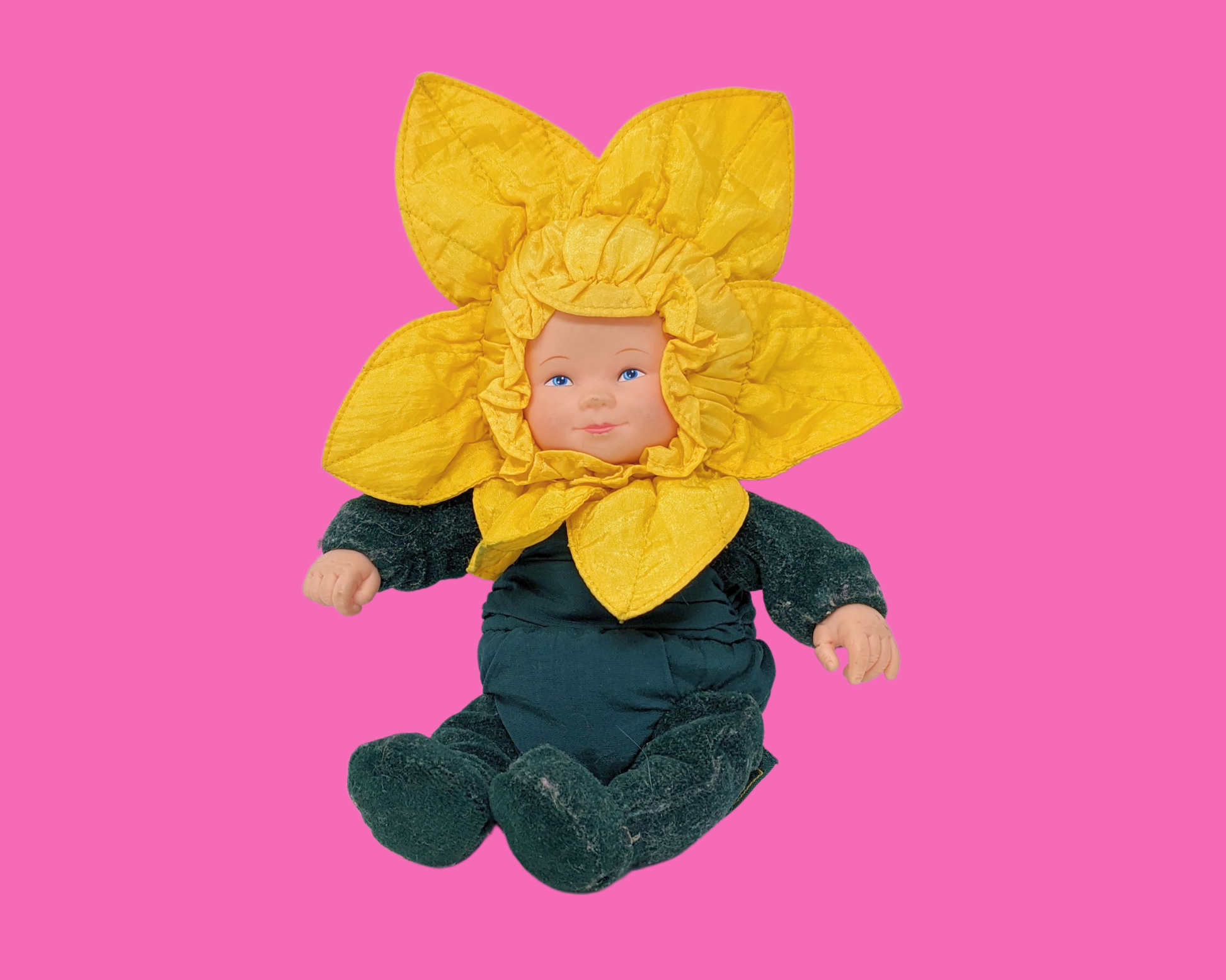 Y2K Anne Geddes Sunflower Baby Doll myretrospectioninc