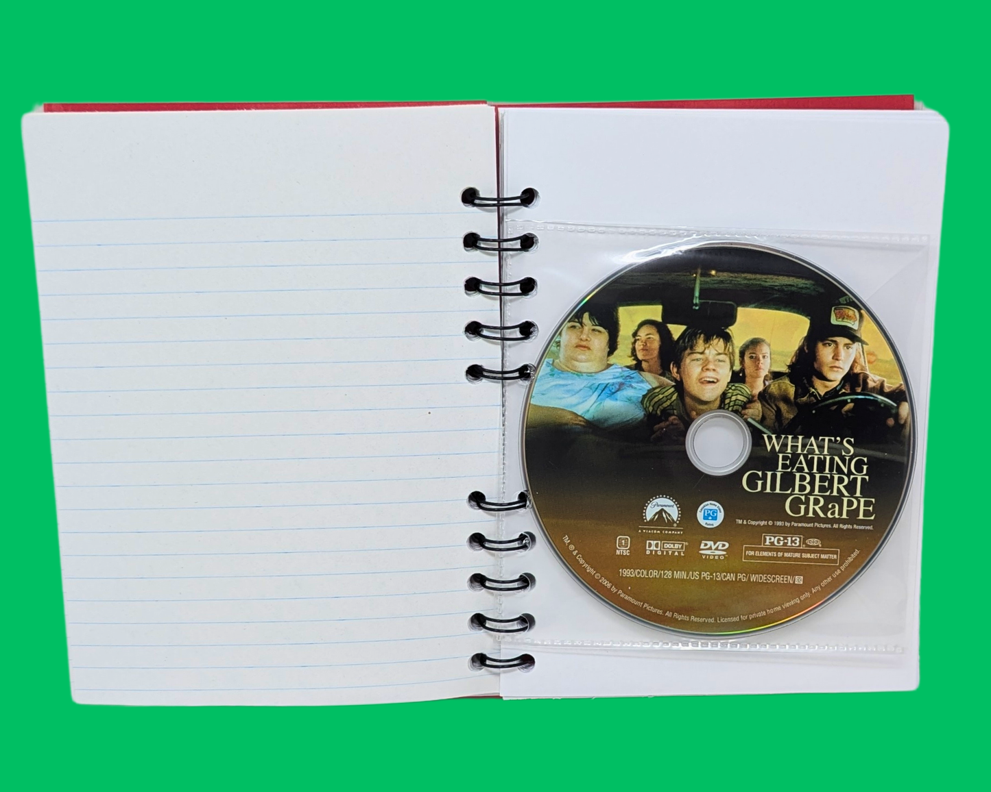 What's Eating Gilbert Grape DVD Movie Notebook