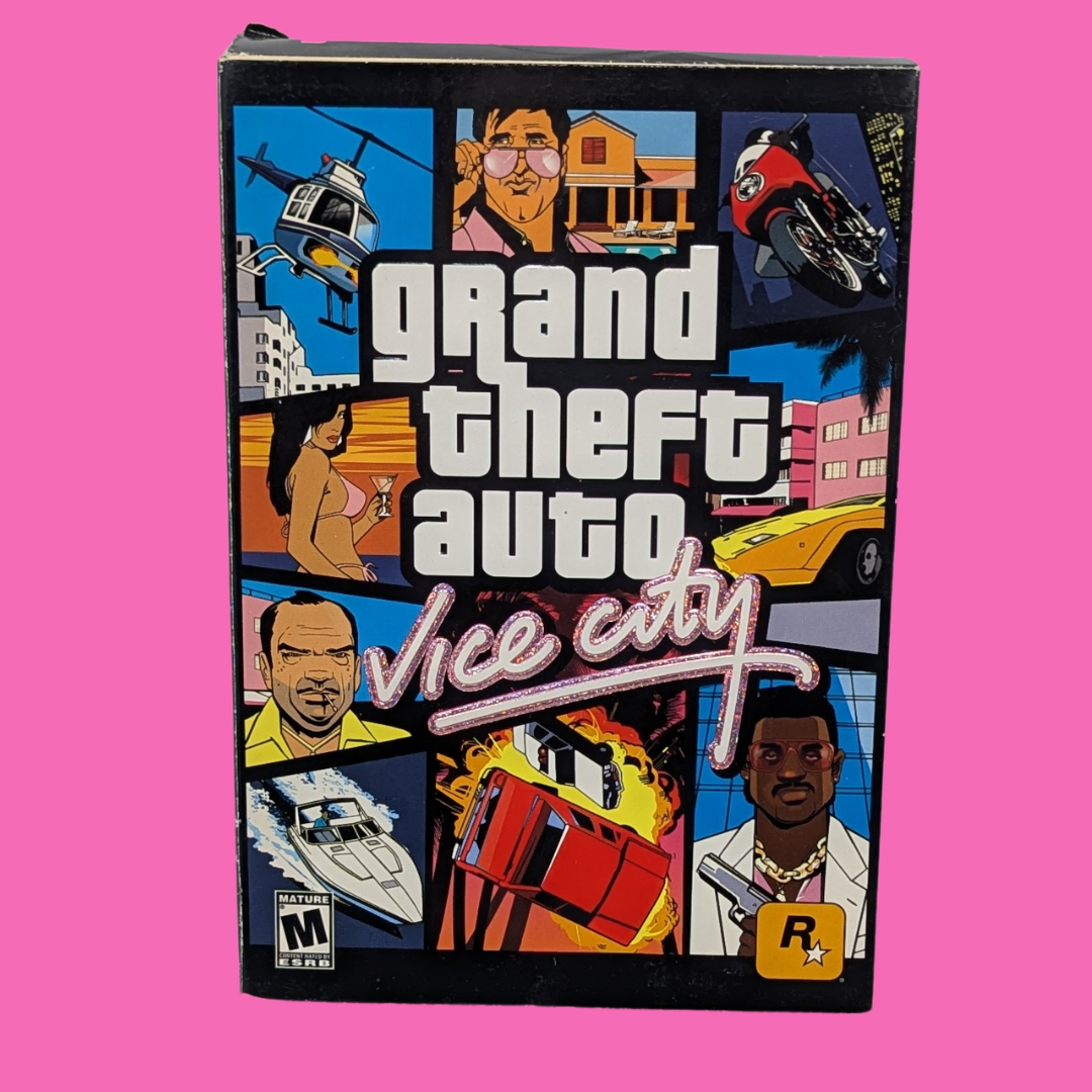 Y2K 2003 Grand Theft Auto Vice City Windows Computer Video Game