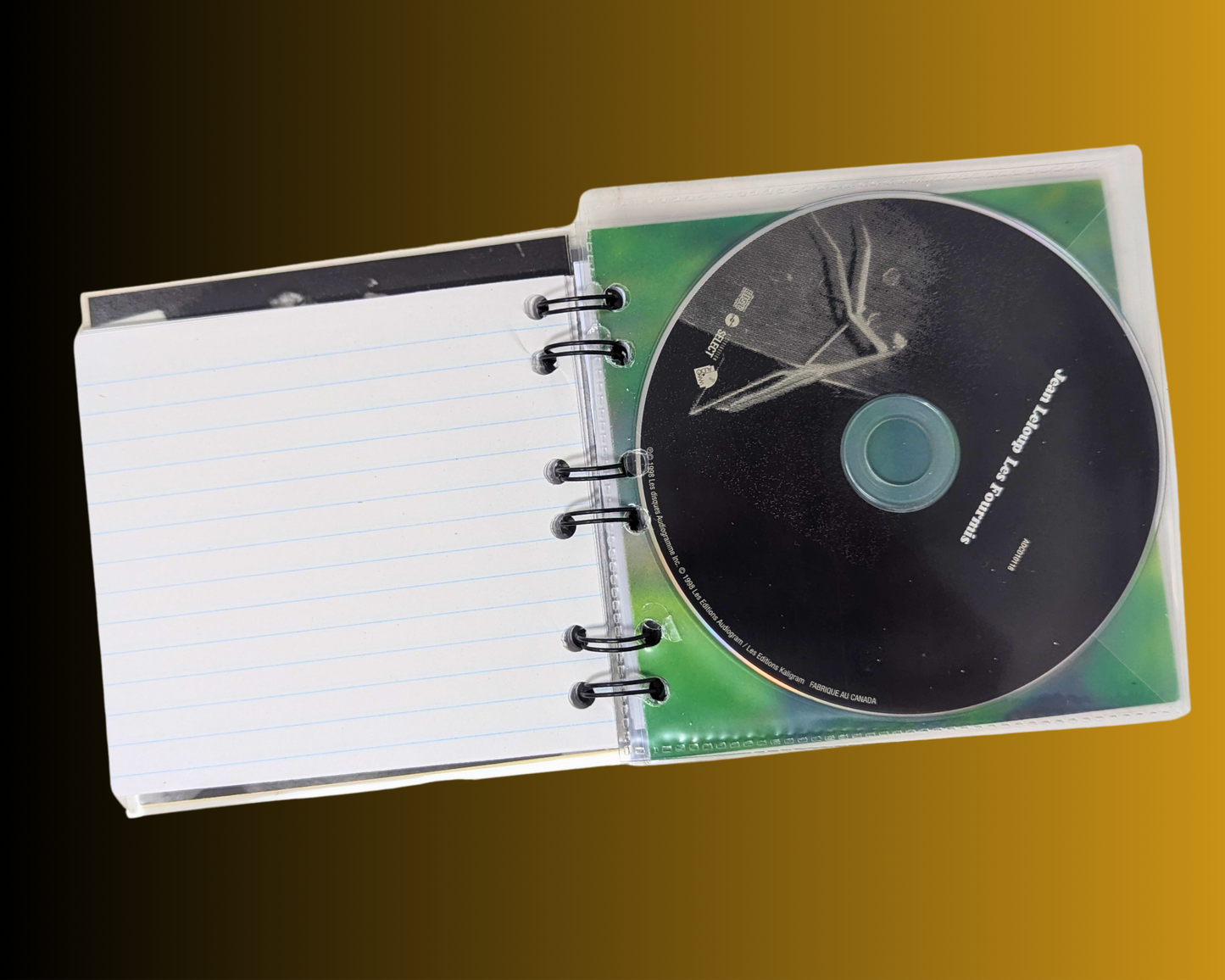 Jean Leloup, Les Fourmis CD Notebook