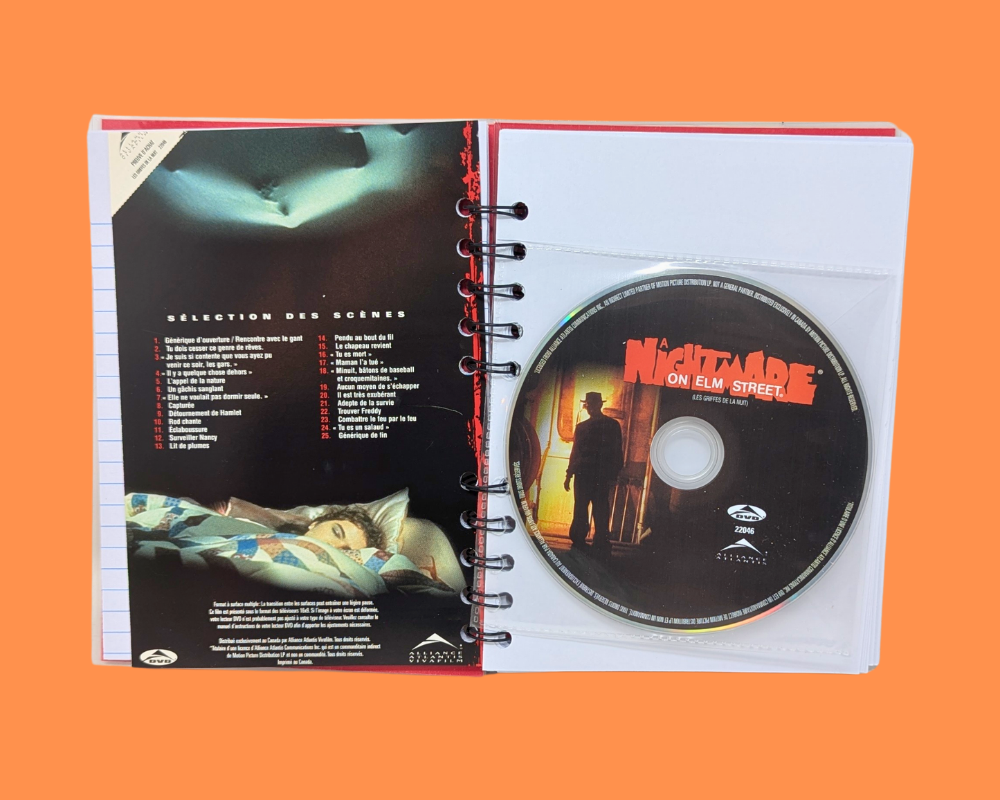 Carnet de notes du film DVD Les Griffes de la nuit