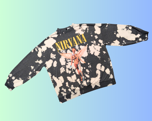 Y2K H&M Nirvana Tie Dye Crewneck Size M
