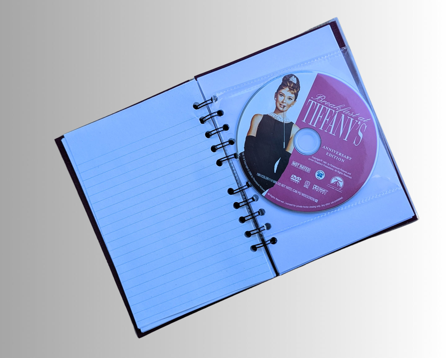 Carnet de notes du film DVD Breakfast at Tiffany's