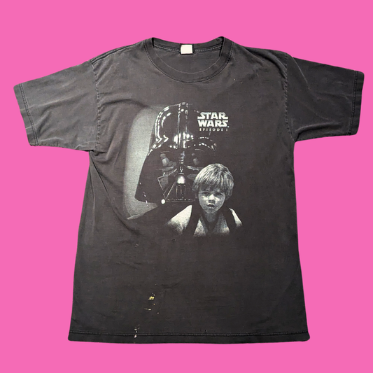 Vintage 1999 Star Wars : Episode 1 - The Phantom Menace T-Shirt Size L
