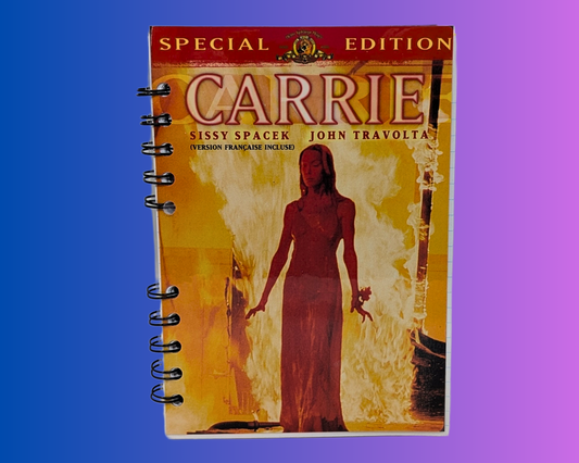 Carrie DVD Movie Notebook