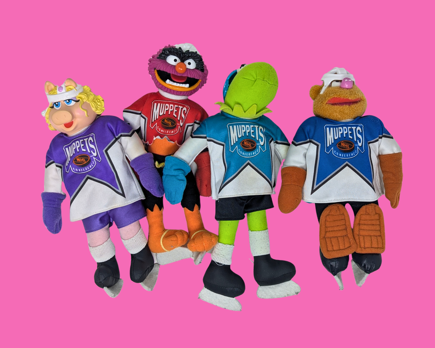 Vintage 1995 Plush Muppets McDonald Toys, Sold Together