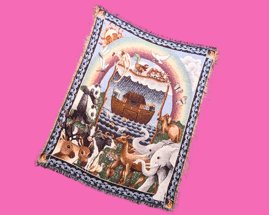 Tapisserie Y2K, couverture décorative Arche de Noé