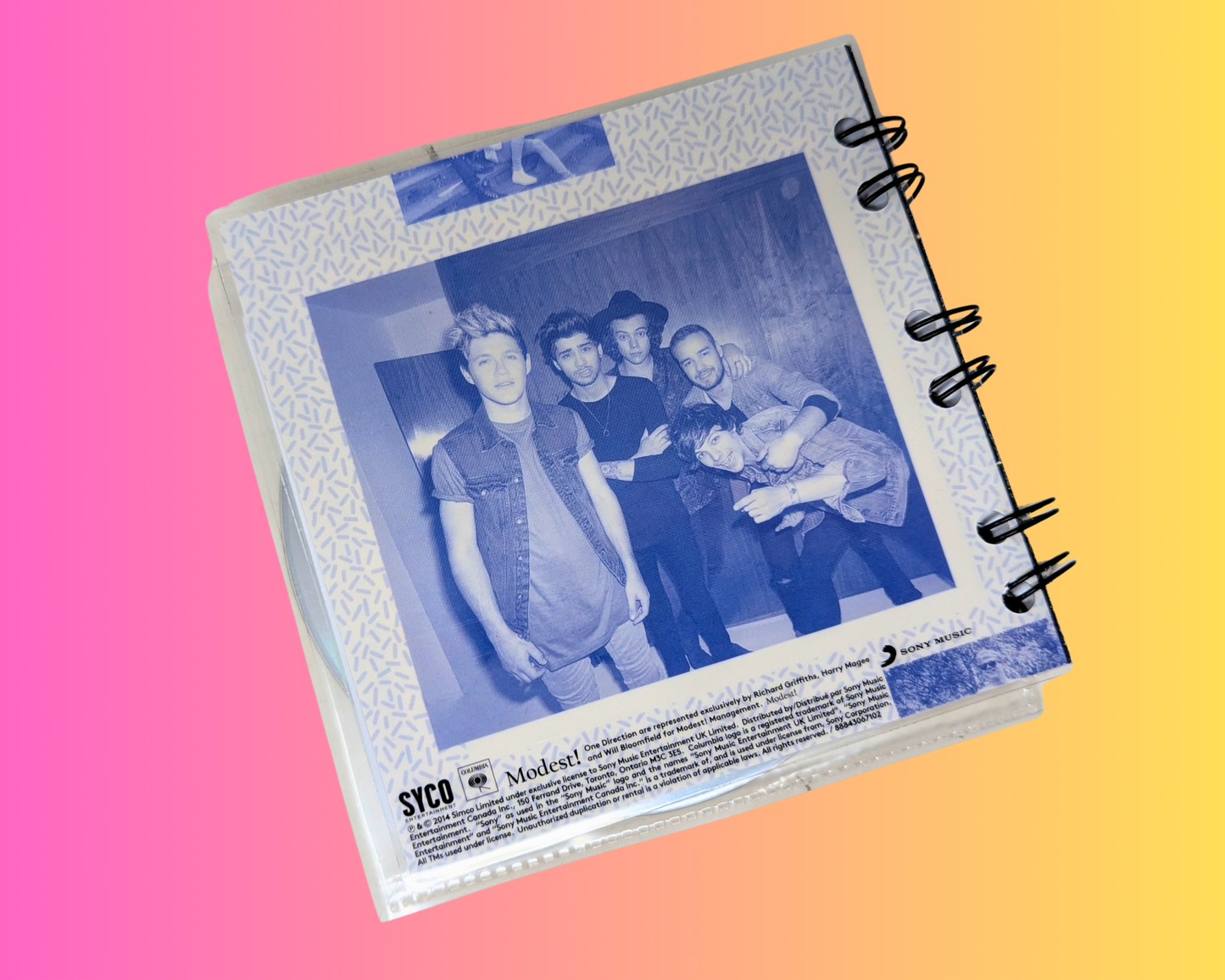 One Direction, carnet de quatre CD