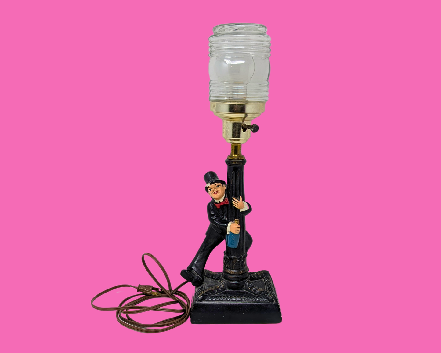 Vintage 1970's Bar Lamp, Not Original Globe