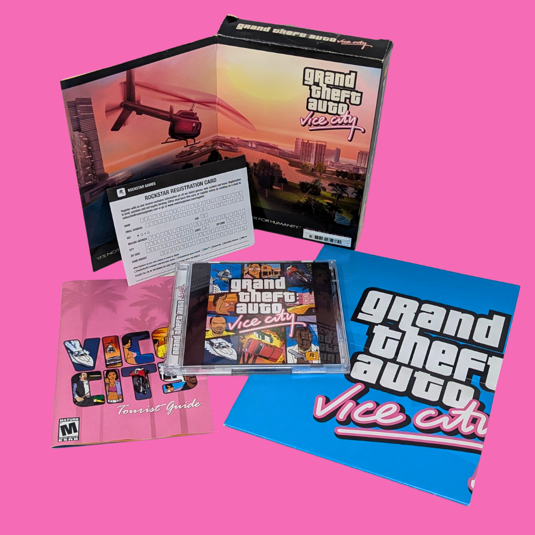 Y2K 2003 Grand Theft Auto Vice City Windows Computer Video Game
