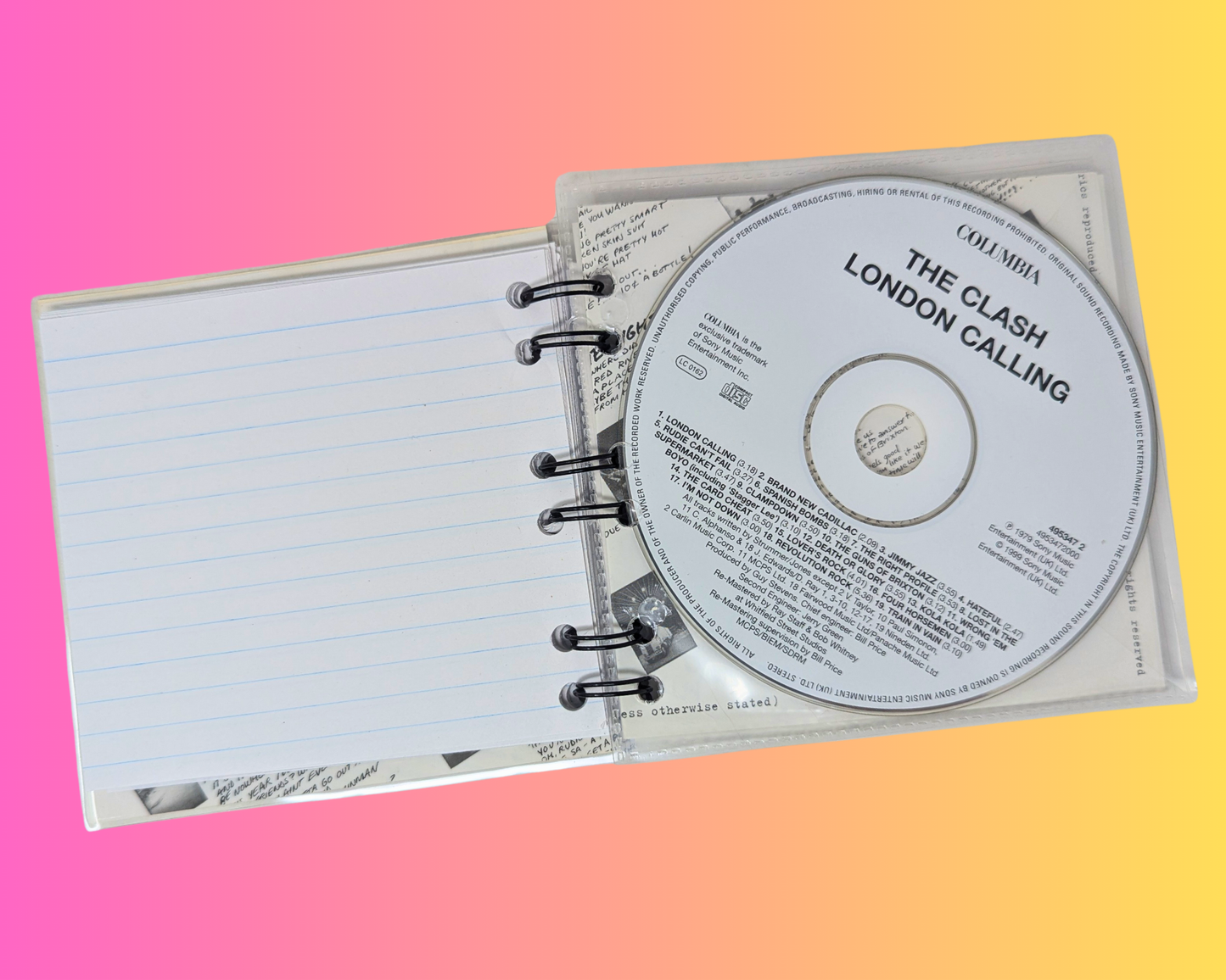 The Clash, London Calling CD Notebook