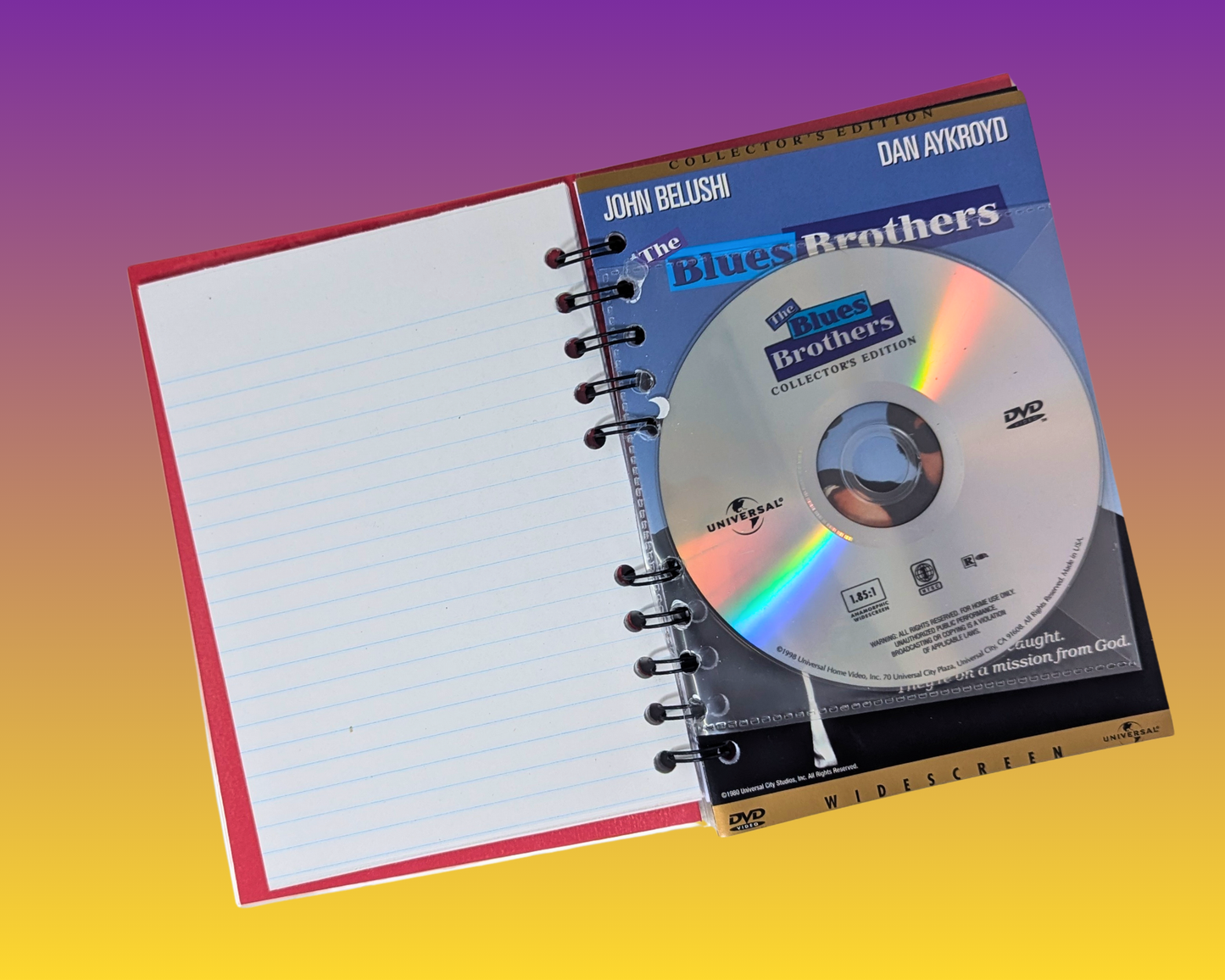 The Blues Brothers DVD Movie Notebook