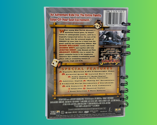 Jumanji DVD Movie Notebook