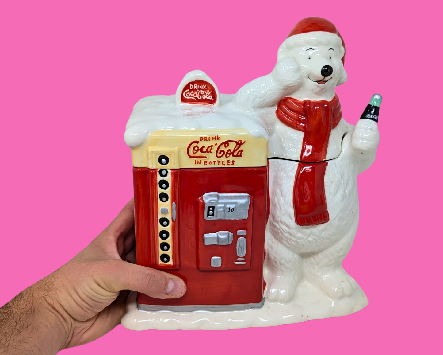 Pot à biscuits Coca-Cola officiel Y2K