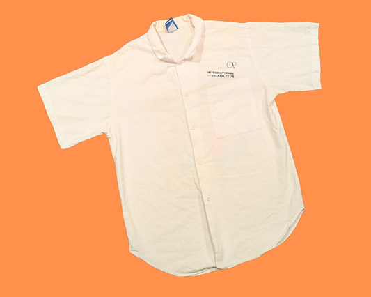 Chemise boutonnée à manches courtes Ocean Pacific International Island Club, vintage 1987, taille M