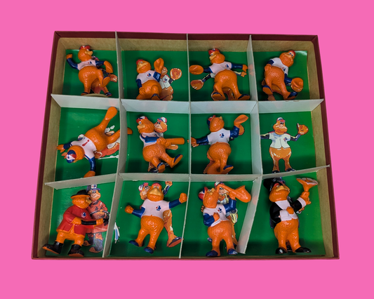 Vintage 1986 Montreal Expos Youppi Action Figures (One Missing)