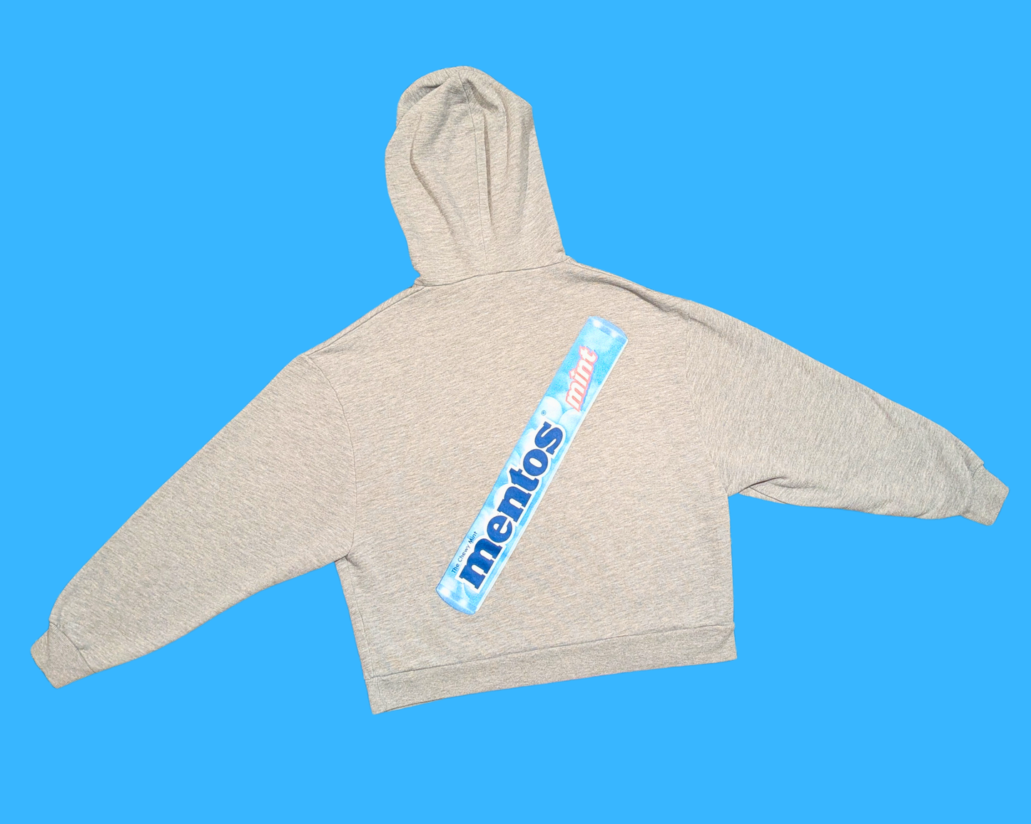 Y2K Gray Mentos Hoodie Size S