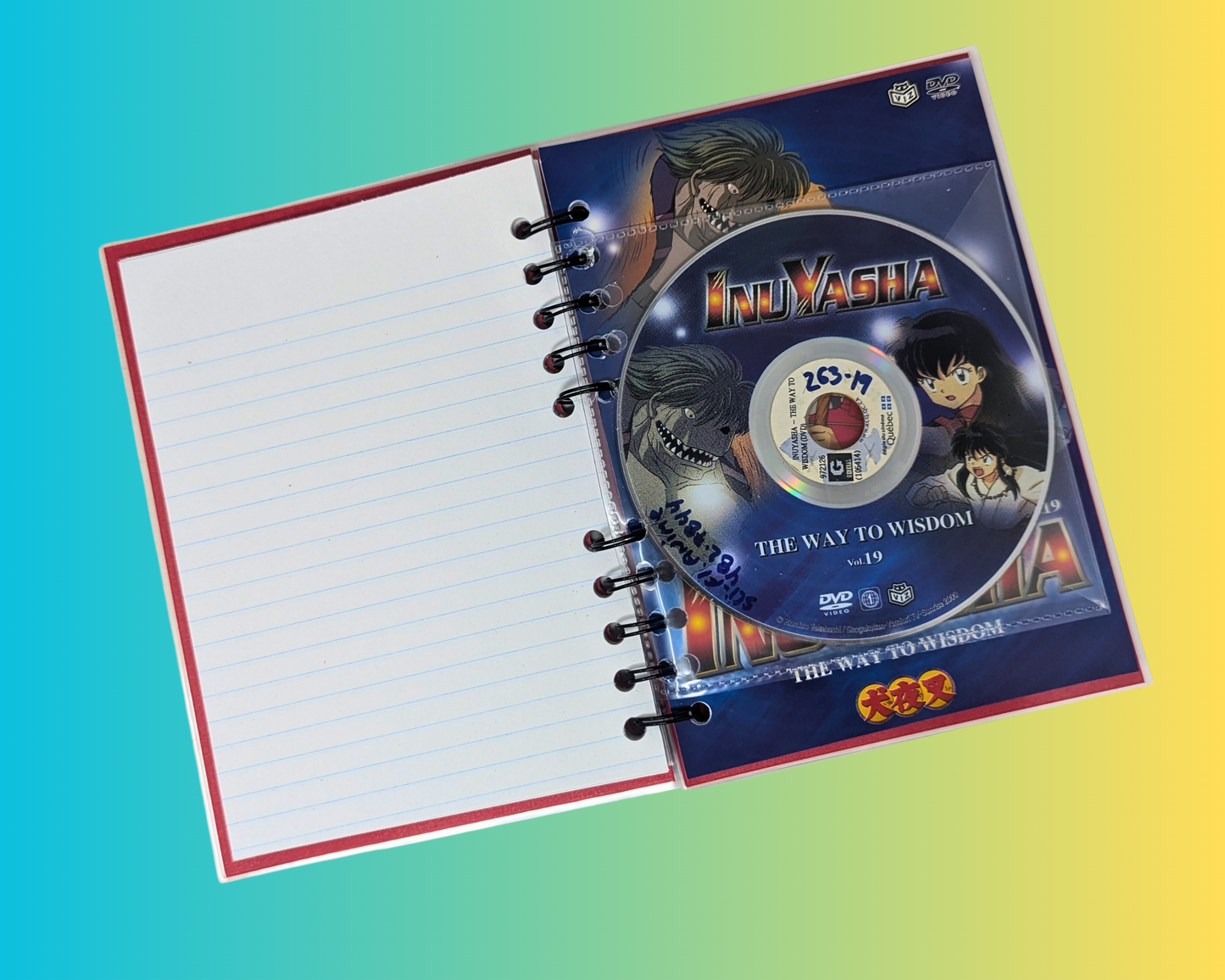 Inu Yasha Third Season Vol. 19 DVD Movie Notebook