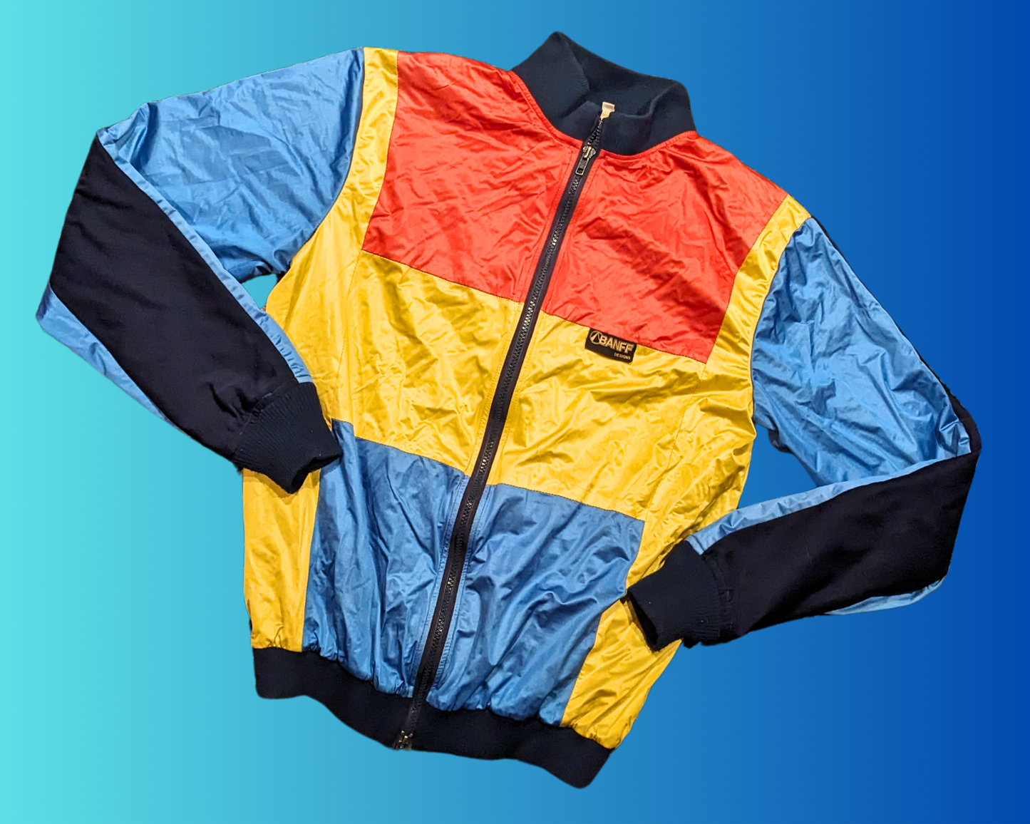 Vintage 1990's Banff Designs Funky Light Jacket Size L for Women