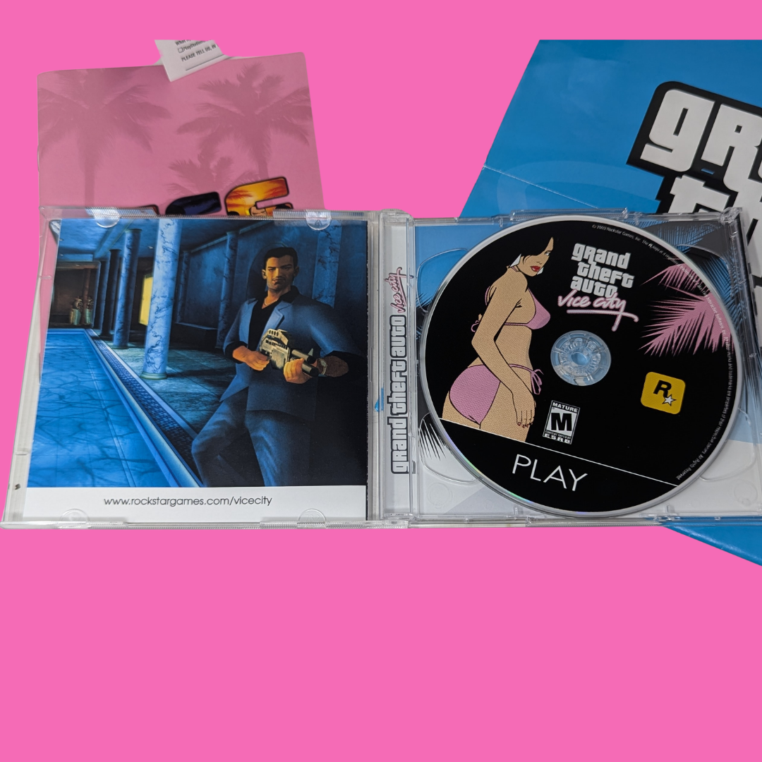 Y2K 2003 Grand Theft Auto Vice City Windows Computer Video Game