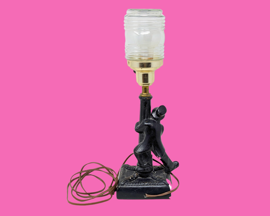 Vintage 1970's Bar Lamp, Not Original Globe