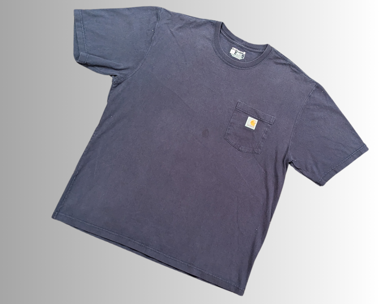 Y2K Dark Blue Carhatt T-Shirt Size L