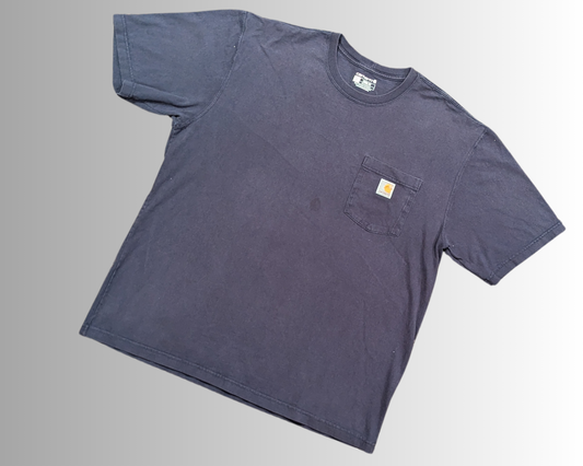 Y2K Dark Blue Carhatt T-Shirt Size L