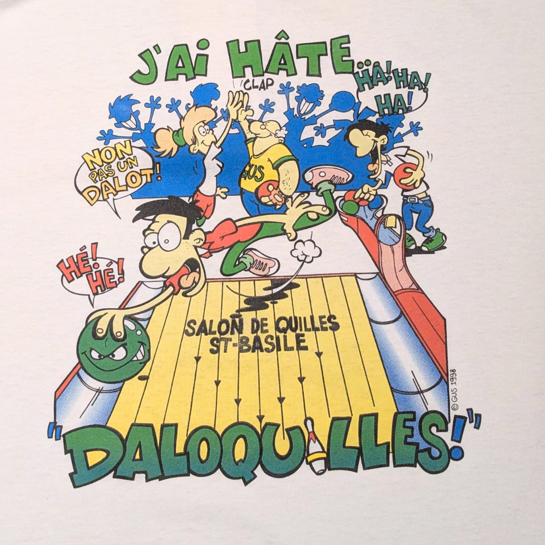 Humeur Design Salon de Quilles St-Basile Polo Shirt Size 2XL