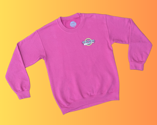 Pull rose Tamelo Grease des années 2000, motif Summer Lovin', taille S
