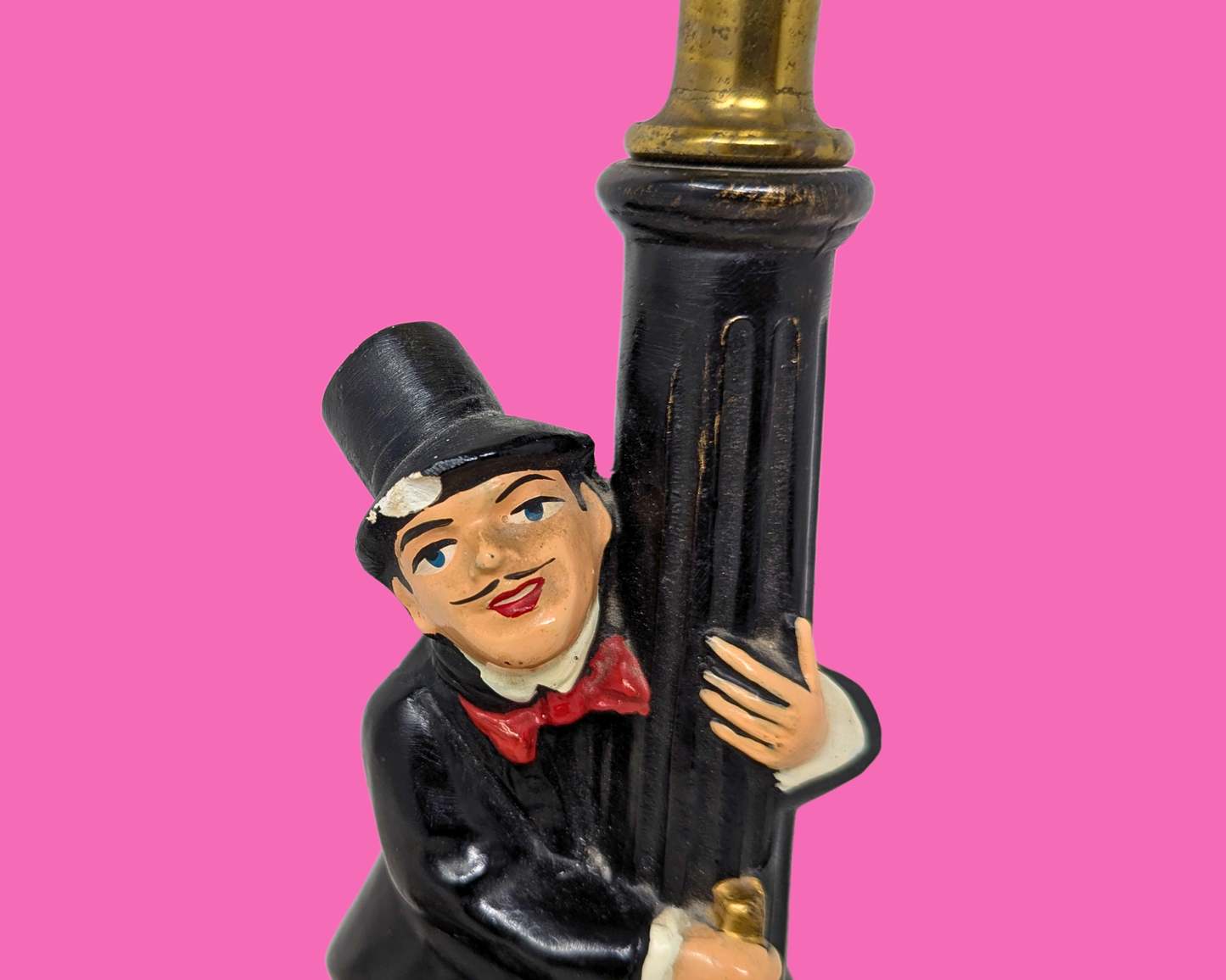 Vintage 1970's Bar Lamp, Not Original Globe