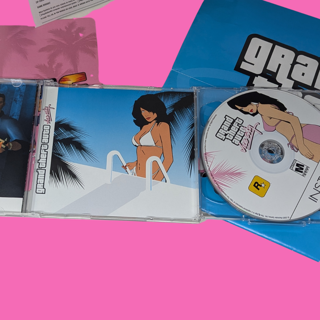 Y2K 2003 Grand Theft Auto Vice City Windows Computer Video Game
