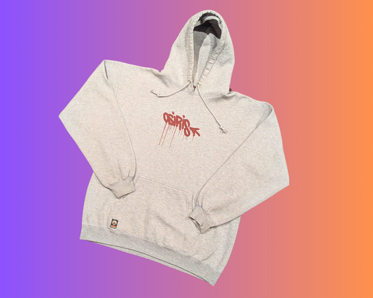 Y2K Gray Osiris Hoodie Size L