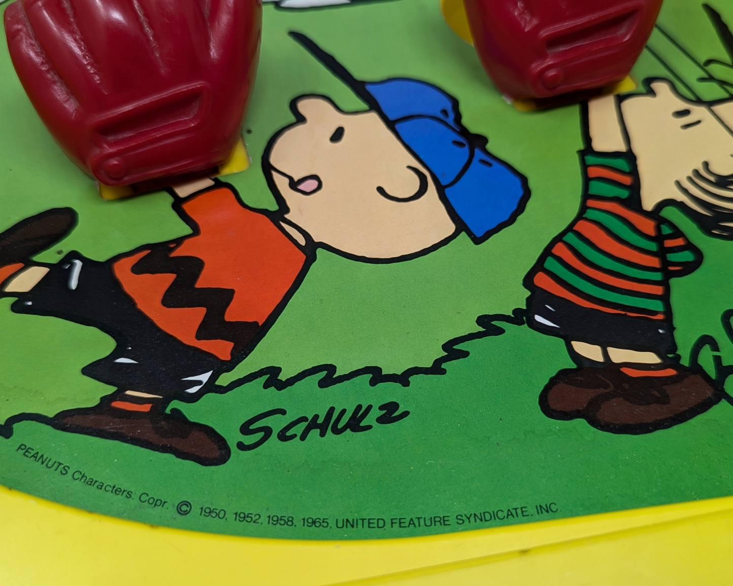 Jeu de flipper Charlie Brown sur le thème du baseball vintage de 1976