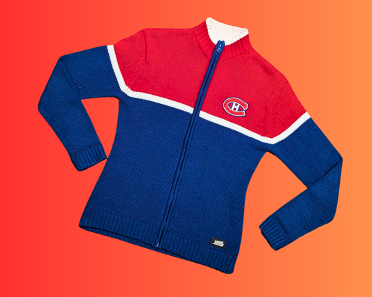 Pull et cardigan des Canadiens de Montréal des années 2000, taille L