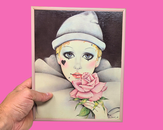 Cadre Pierrot vintage des années 1990