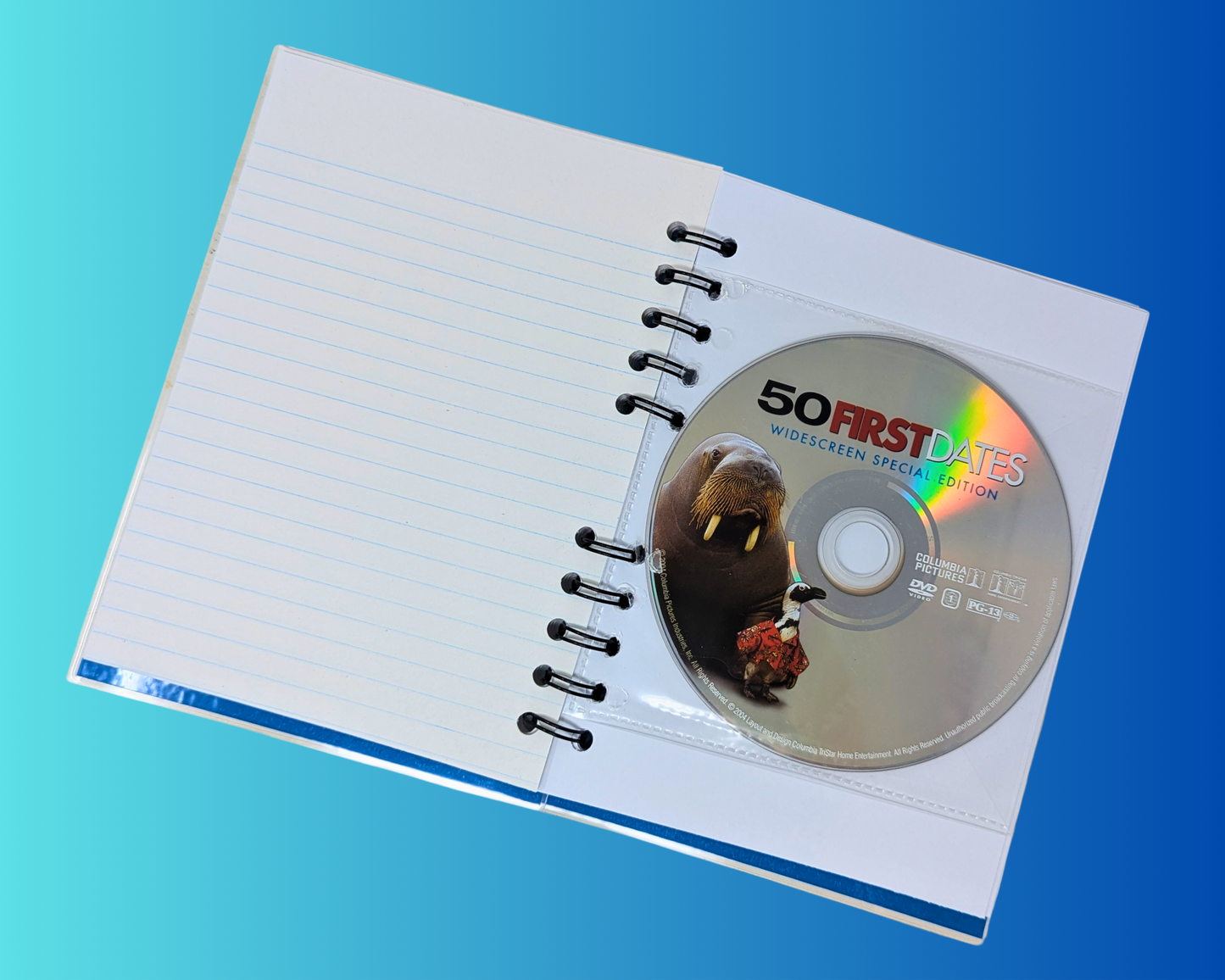 50 First Dates DVD Movie Notebook
