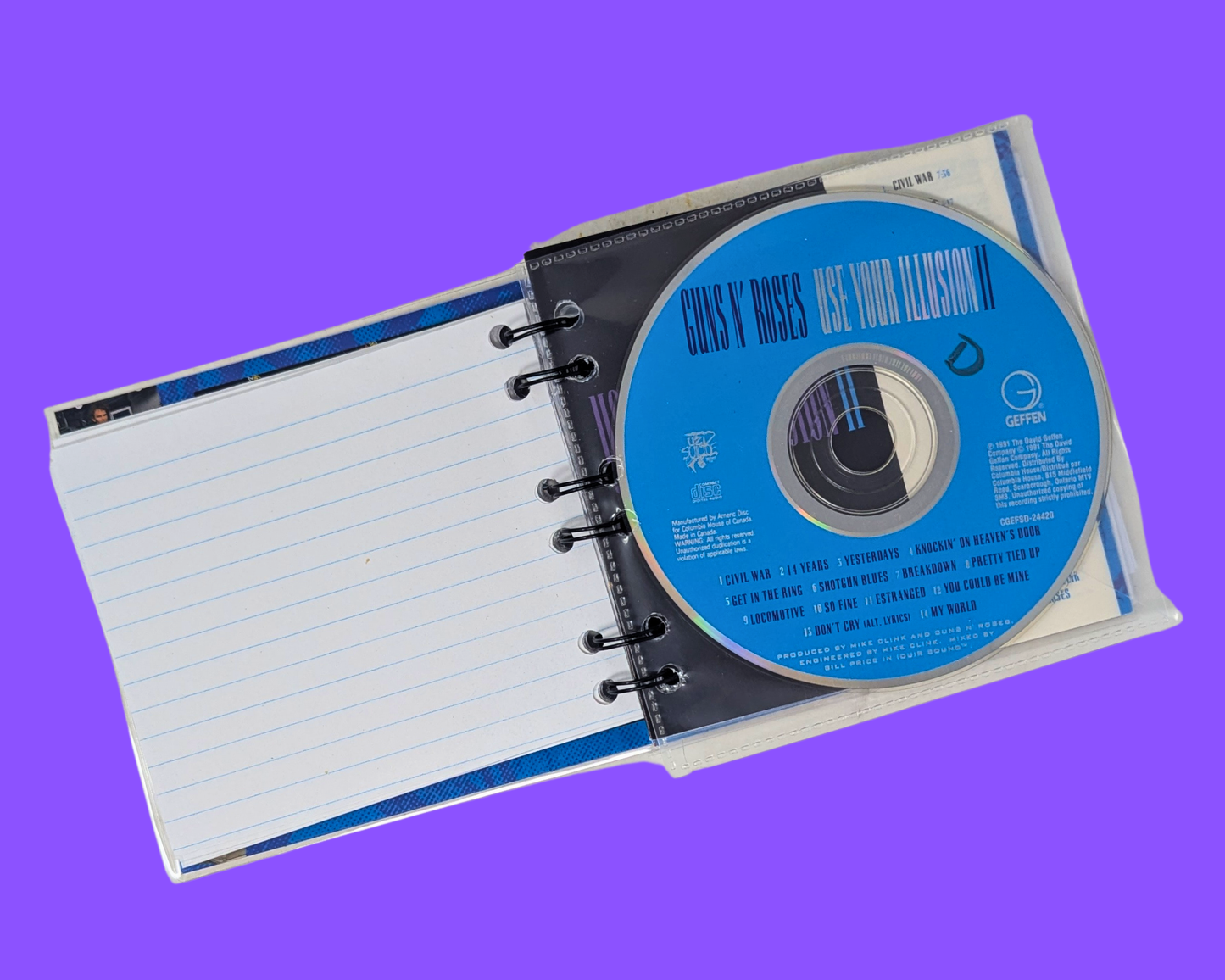 Guns N' Roses, Use Your Illusion II CD Notebook