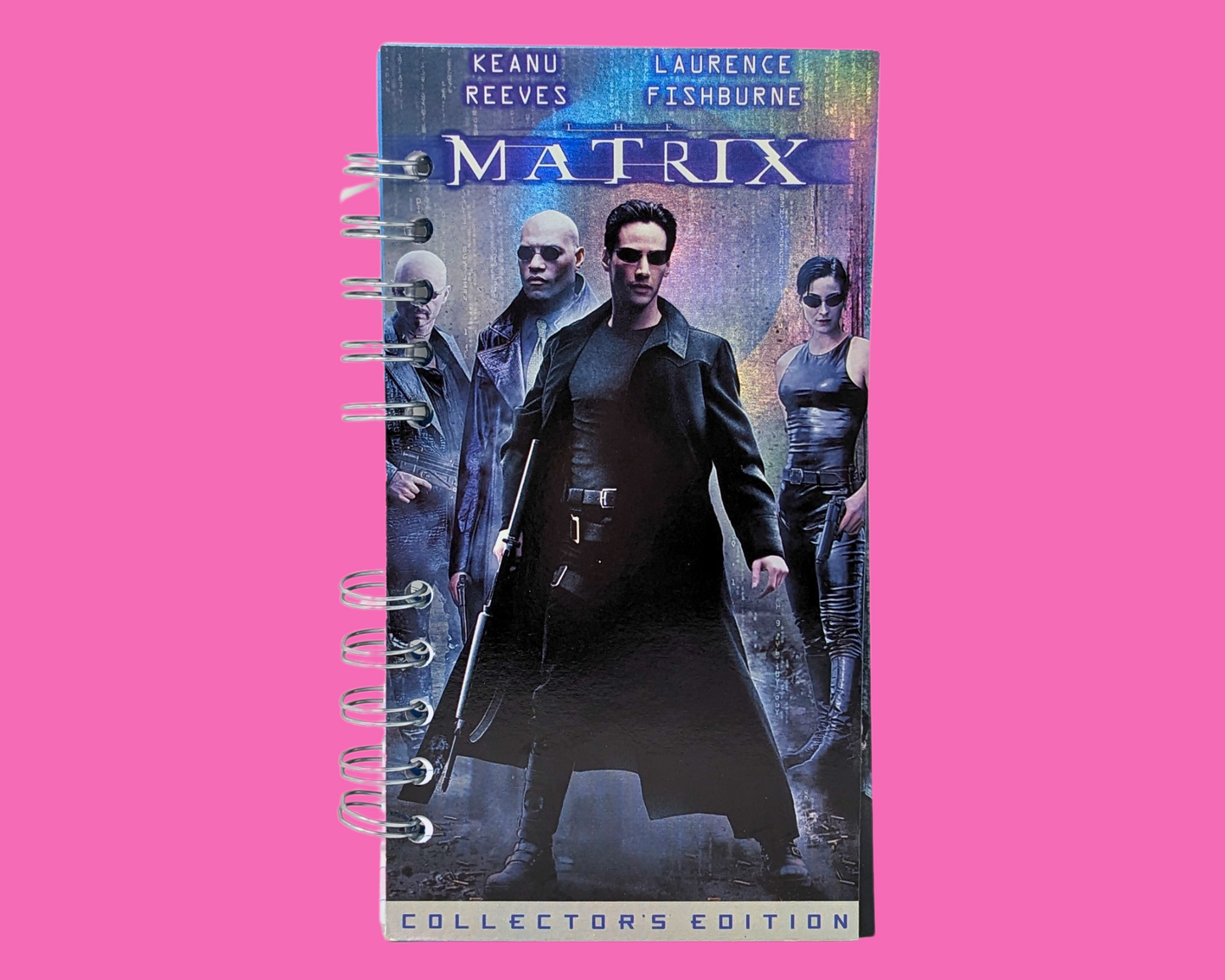 The Matrix VHS Movie Notebook